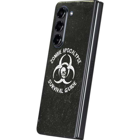 Zombie Apocalypse Survival Guide Galaxy Z Fold5 5G Skin